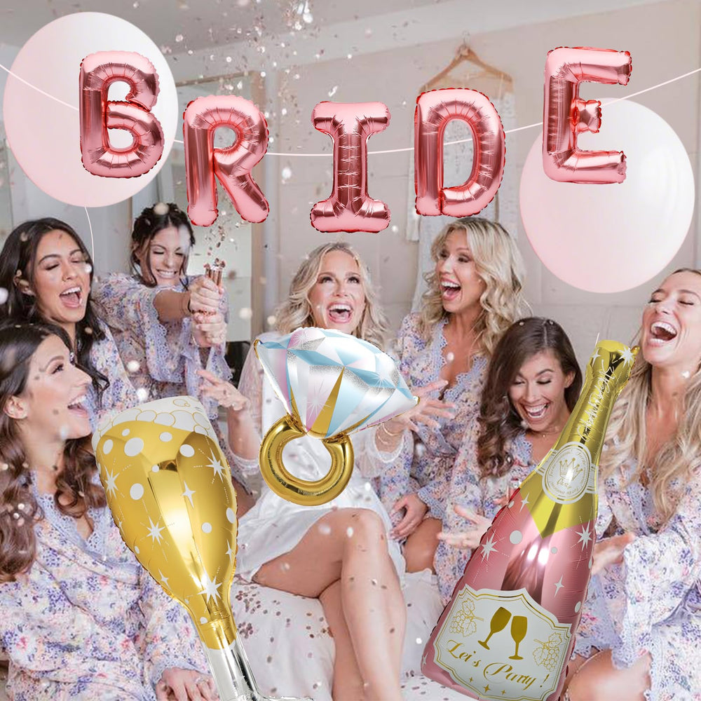 BSRESIN Ring balloon 28in enhances bachelorette party decor.