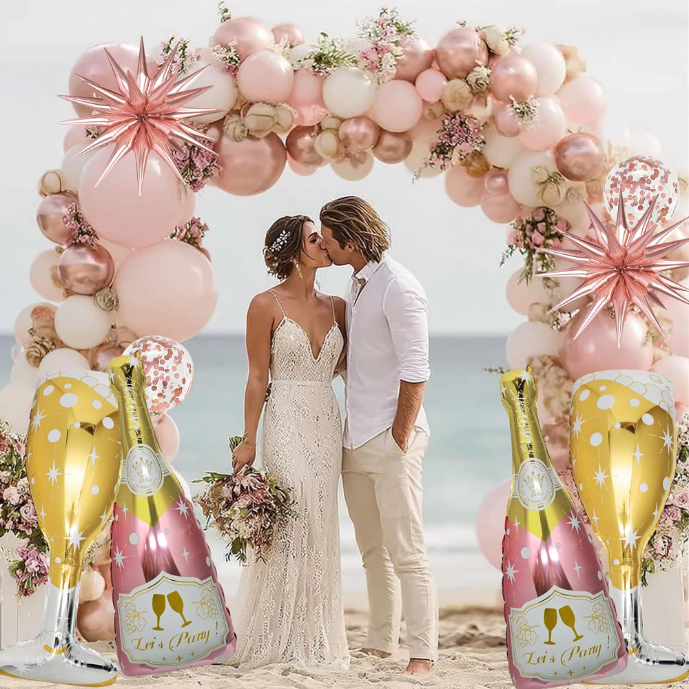 BSRESIN balloons on table display for memorable photos.