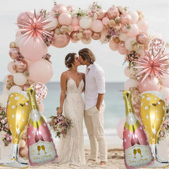 BSRESIN balloons on table display for memorable photos.