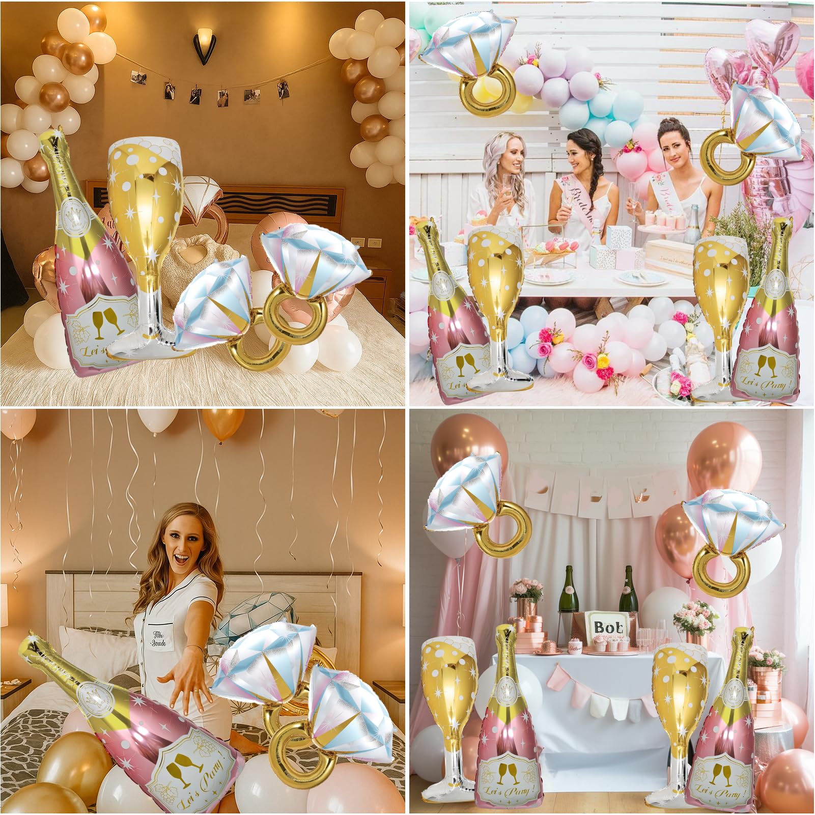 BSRESIN wedding ceremony decor—creates a stylish, glittering atmosphere.