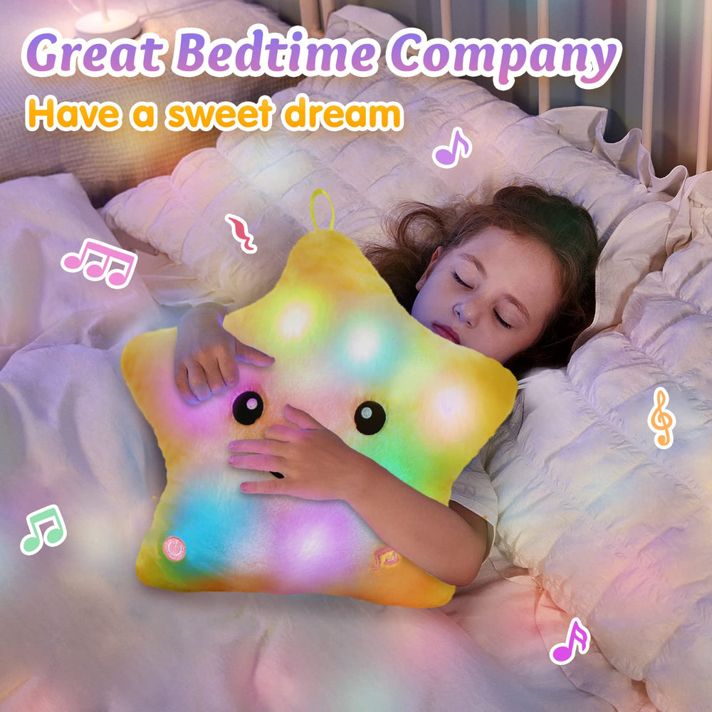 BSTAOFY musical twinkle star plays soothing lullabies for kids.