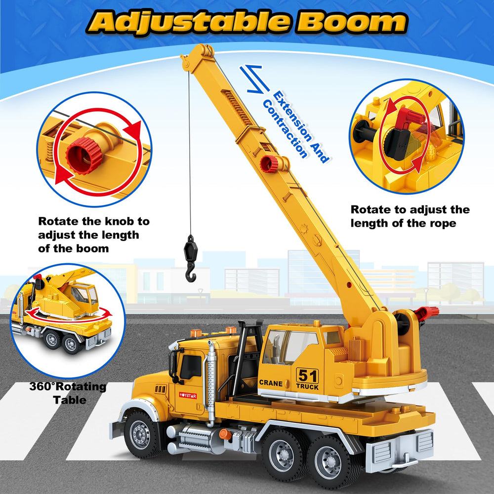 Bstoyder air-pump lift mechanism enables realistic vehicle lifting for role-play.