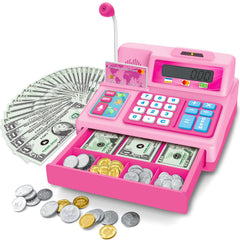 Bstoyder credit card swipe toy with sounds to support role-play shopping.
