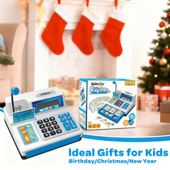 Bstoyder durable kids cash register with soft edges for safe play
