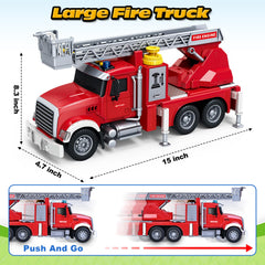 Bstoyder fire truck lights and sounds enhance active roleplay.