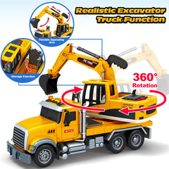 Bstoyder friction-powered truck playset for indoor and outdoor fun