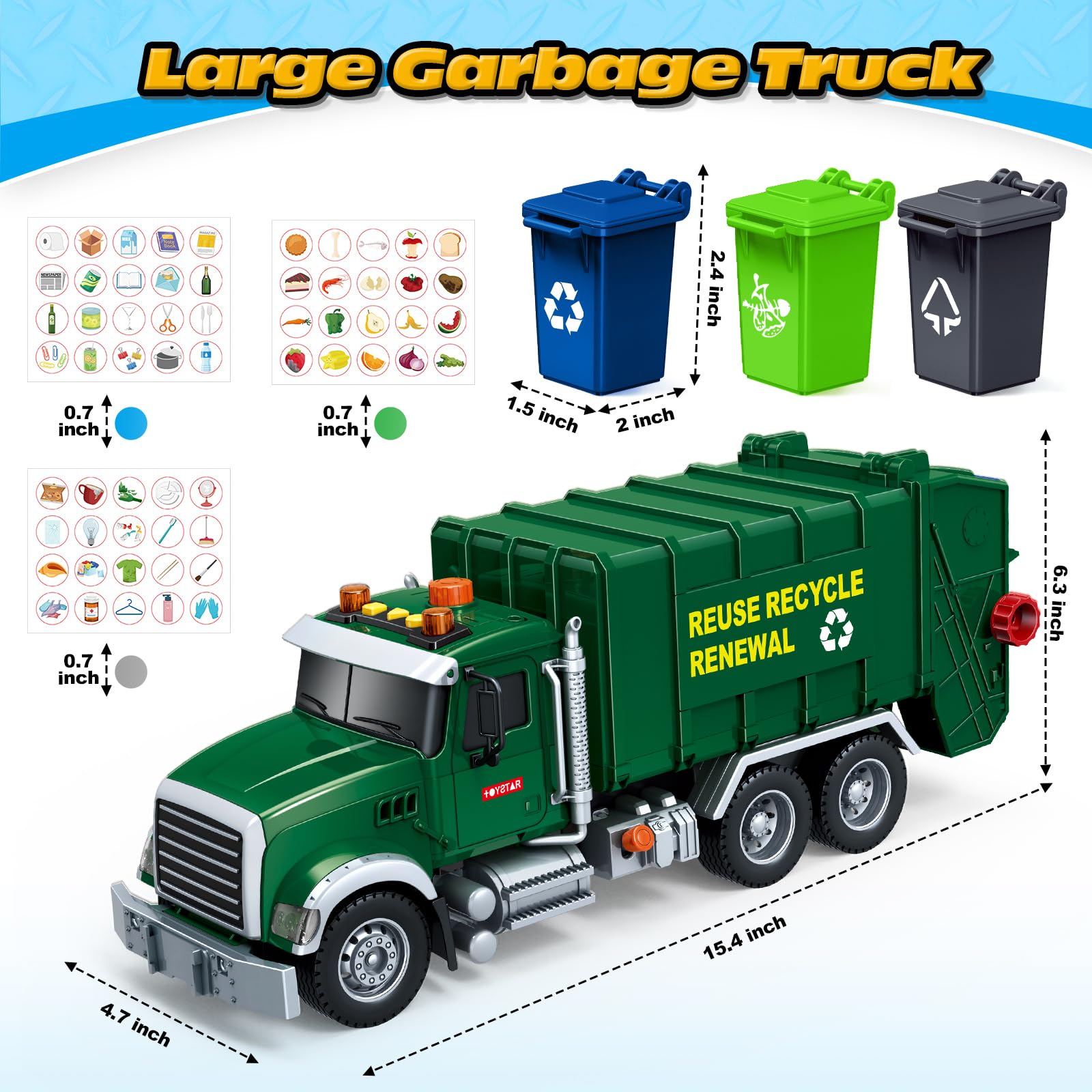 Bstoyder friction-powered truck promotes active, engaging play.