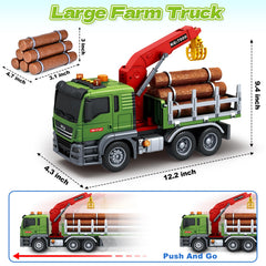 Bstoyder gift-ready truck toy box makes a bright birthday or holiday present.