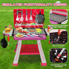Bstoyder grill lid coverable design keeps play area contained.