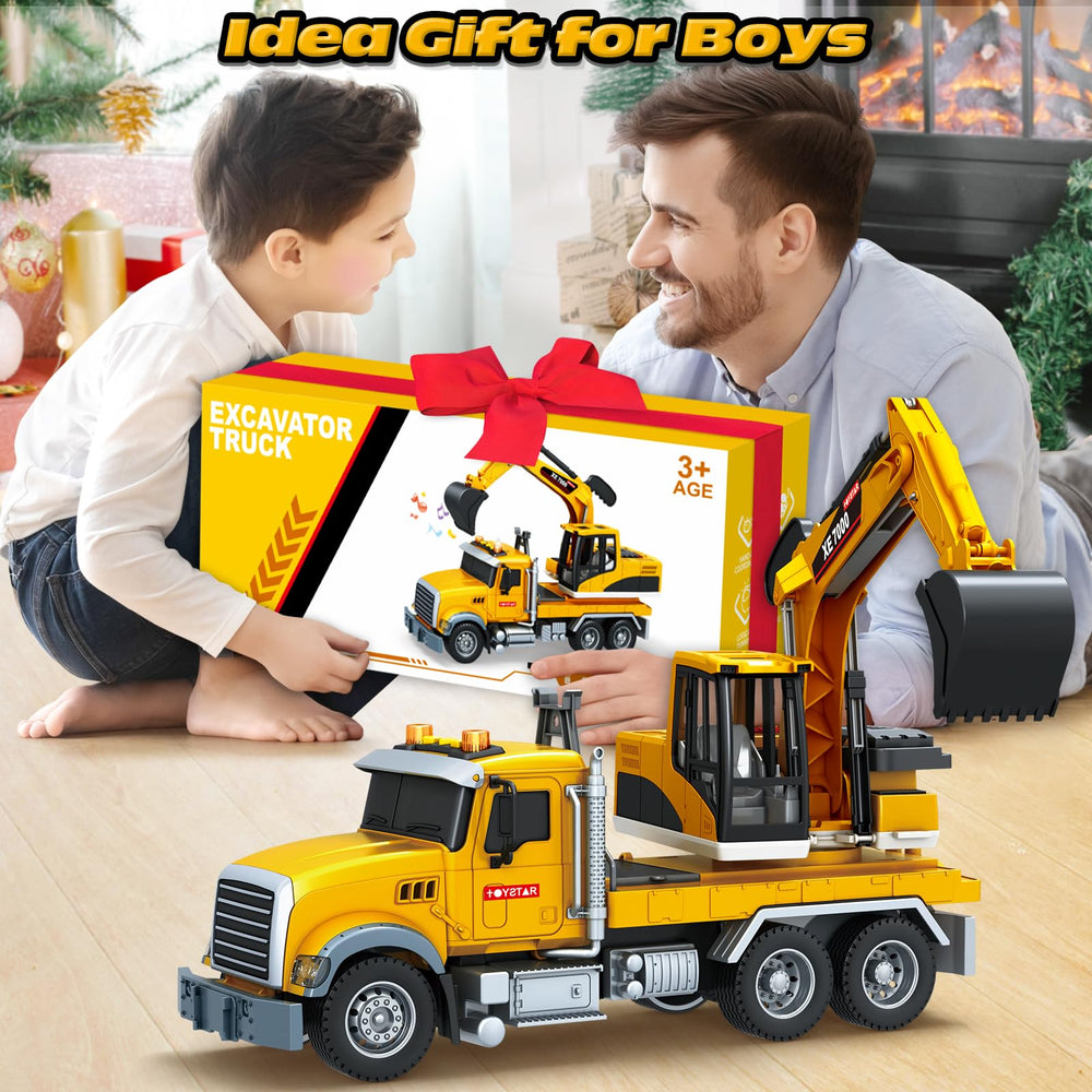 Bstoyder kids build stories with this imaginative truck playset