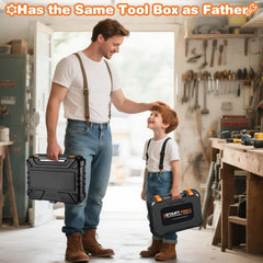 Bstoyder toy drill with bits for immersive pretend play.
