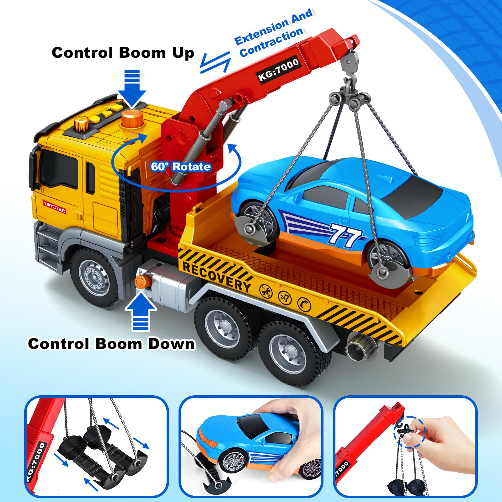 Bstoyder large dump truck side angle supports creative scenes and coordination