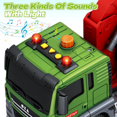 Bstoyder separable truck head and tailboard adds realistic loading and unloading play.