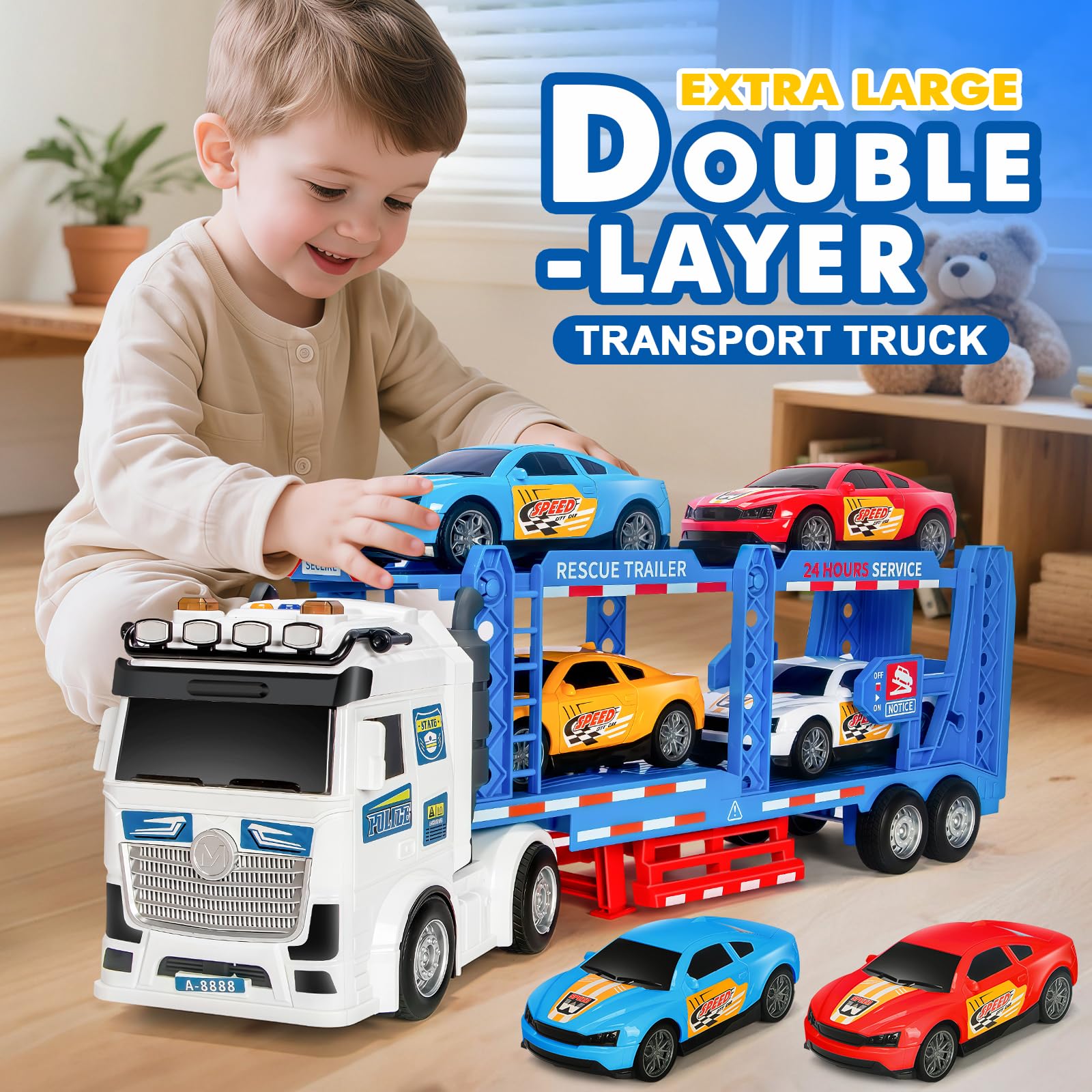 Bstoyder simulated sound and light support engaging rescue storytelling.