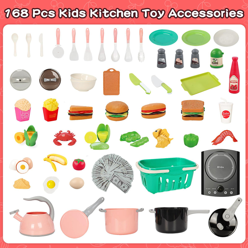 Bstoyder sliceable play food and toy knife for safe cutting practice