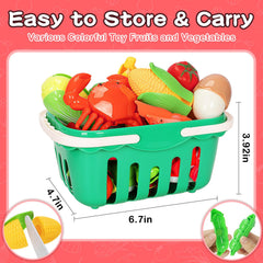 Bstoyder storage basket doubles as a pretend shopping cart