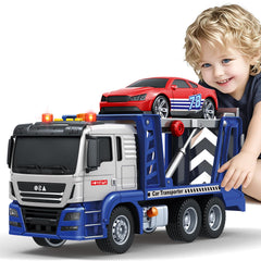 Bstoyder tow truck lift with car for imaginative rescue play.
