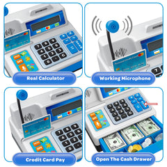 Bstoyder toy credit card for interactive checkout sounds