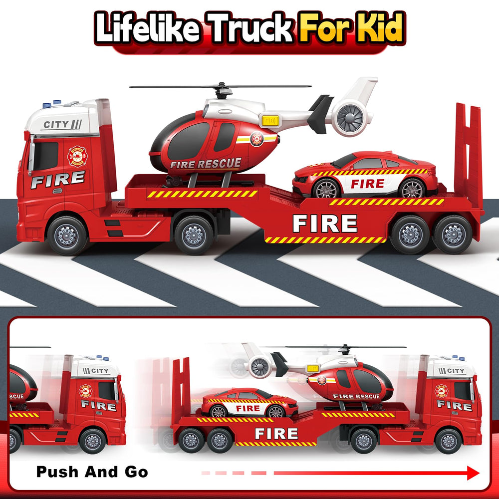 Bstoyder truck head detaches and tailboard moves for realistic scenes.