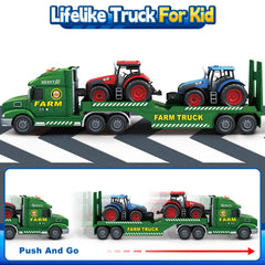 BSTOYDER farm truck with lights invites interactive exploration.