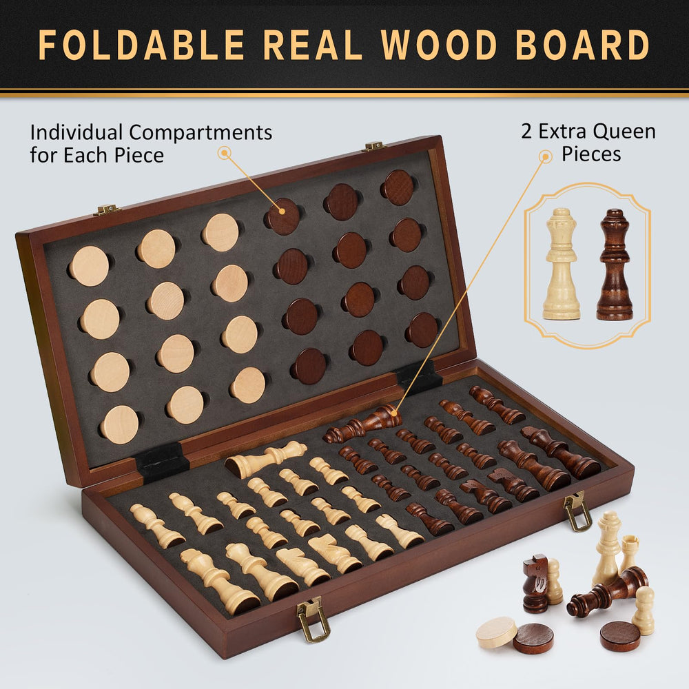 Bstoyder two extra queens included for flexible chess setups.