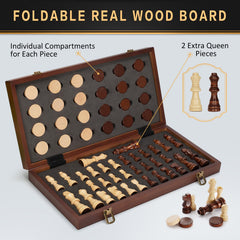 Bstoyder two extra queens included for flexible chess setups.
