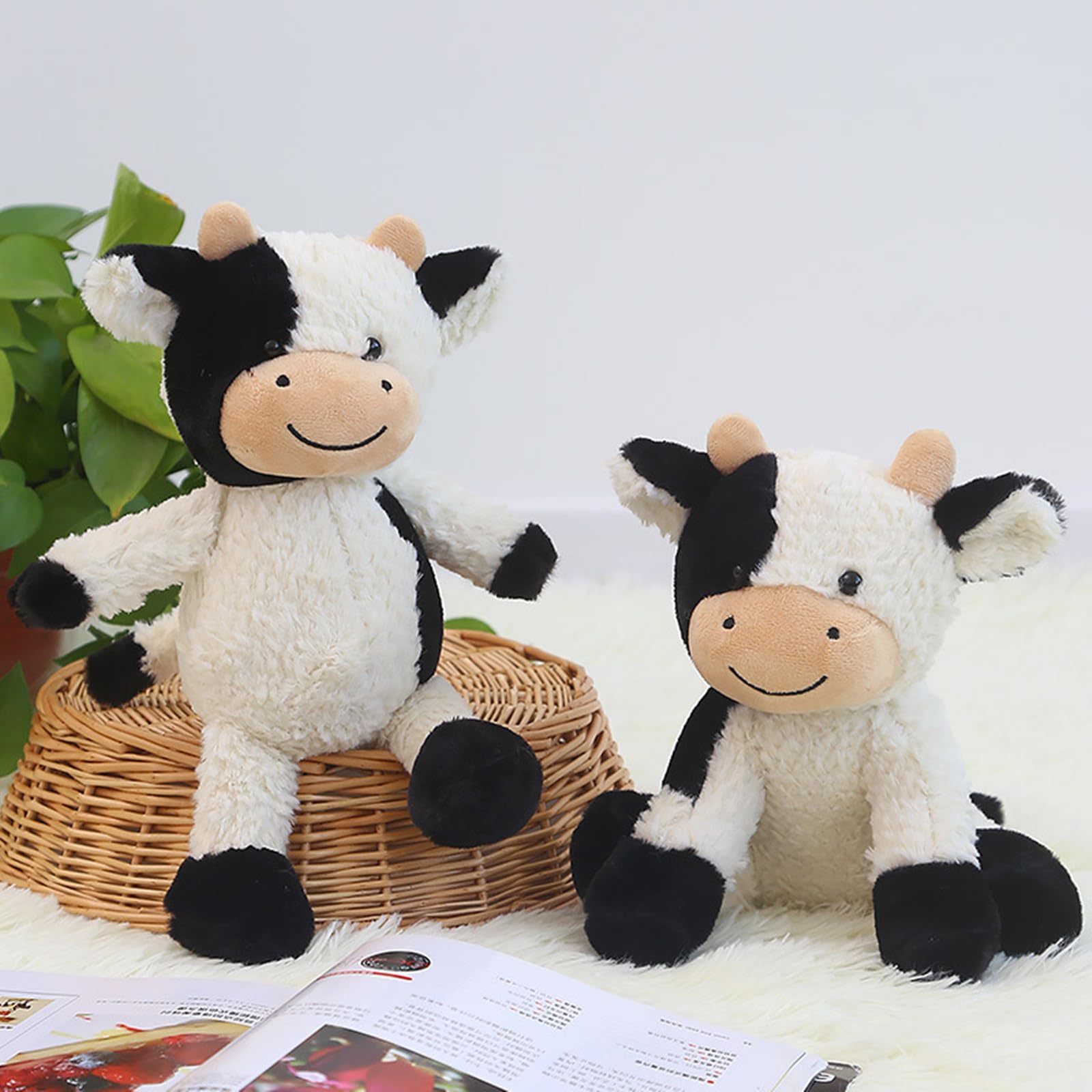 BSVOME cow plush gift-ready packaging suggests a perfect gift idea