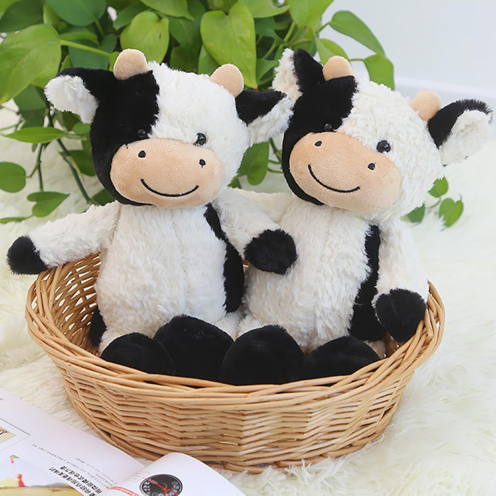 BSVOME cow plush in a cozy room decor setting brightens the space