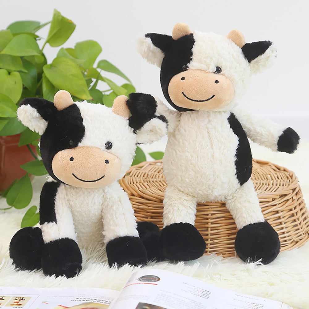 BSVOME cow plush played with by a child sparks imaginative play
