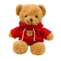 BSVOME 11.8-inch red teddy bear plush for cozy bedroom decor
