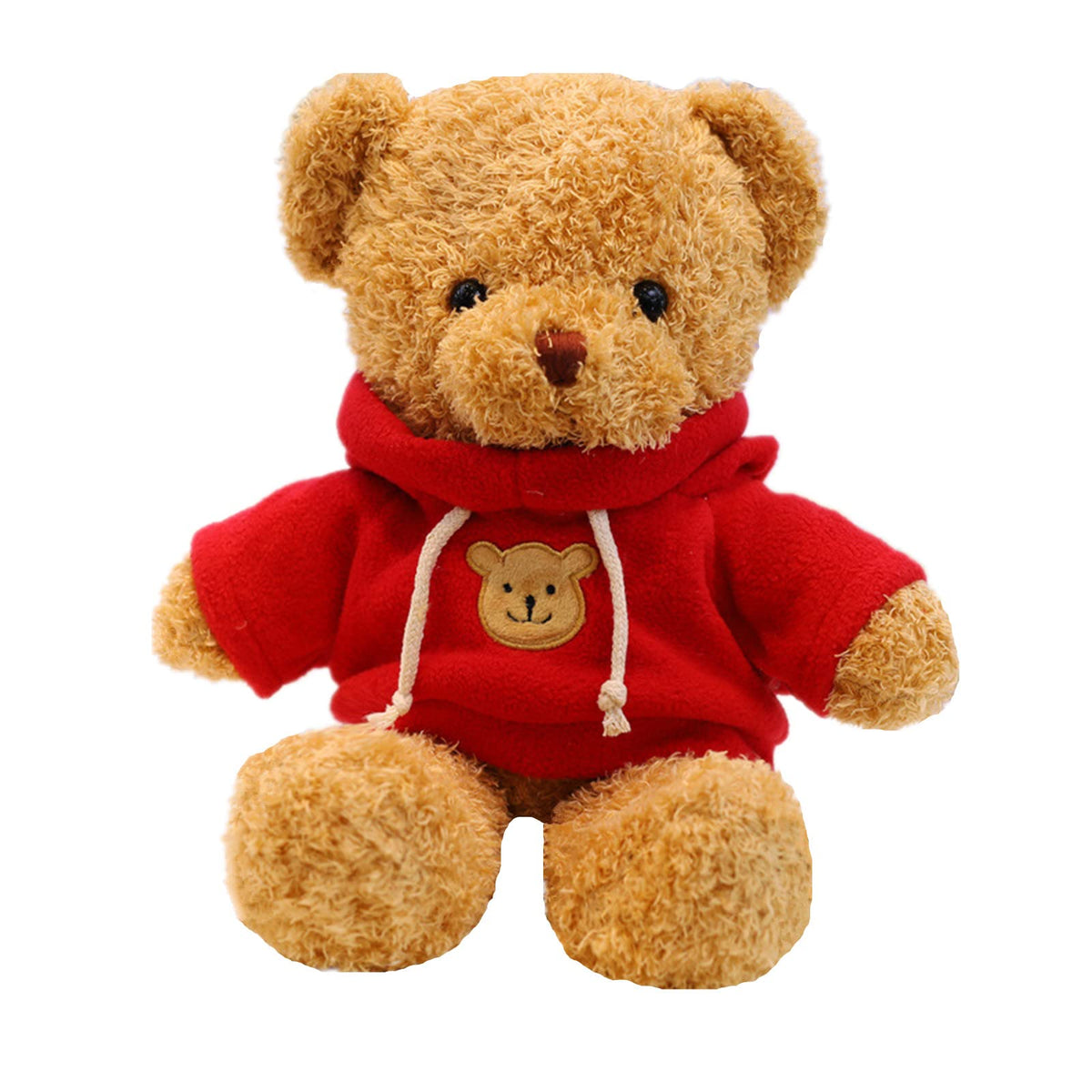 BSVOME 11.8-inch red teddy bear plush for cozy bedroom decor
