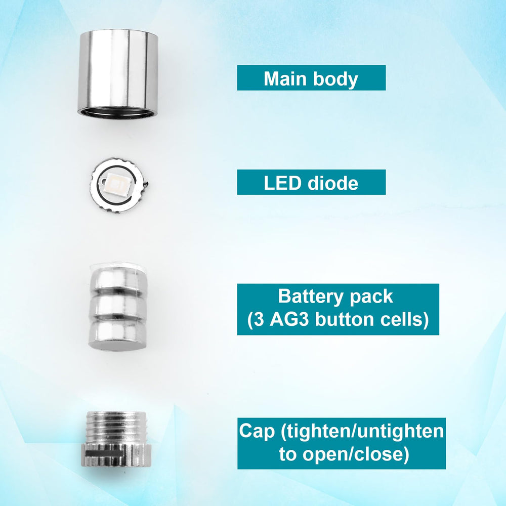 BTFO lights include batteries, letting you power displays right away.