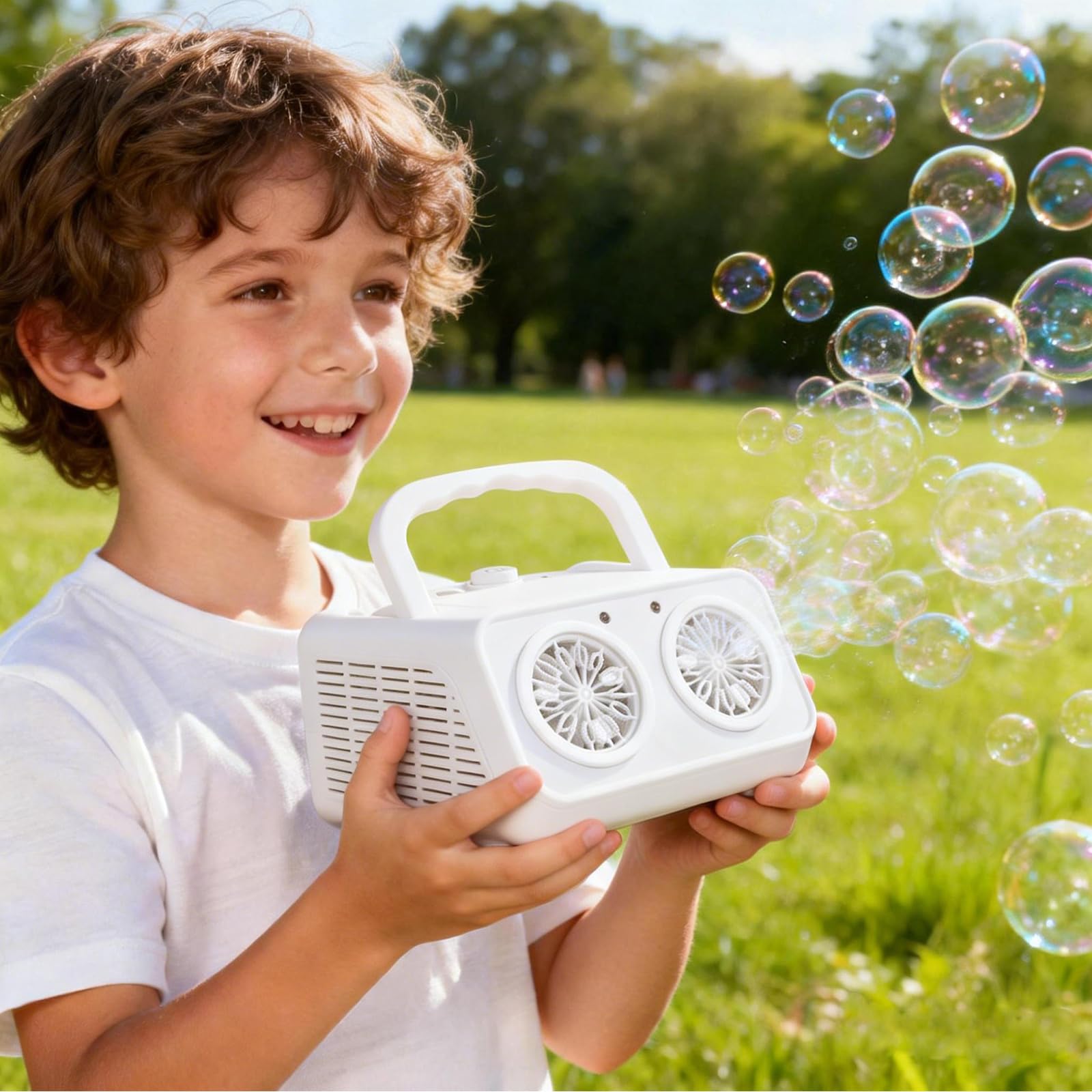Bttyu portable design bubble machine convenient for carrying between venues