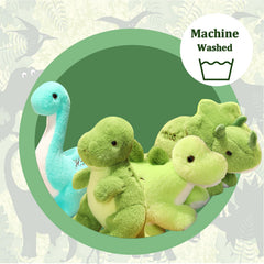 BUALR washable stuffed dinosaur is easy to clean after playtime.