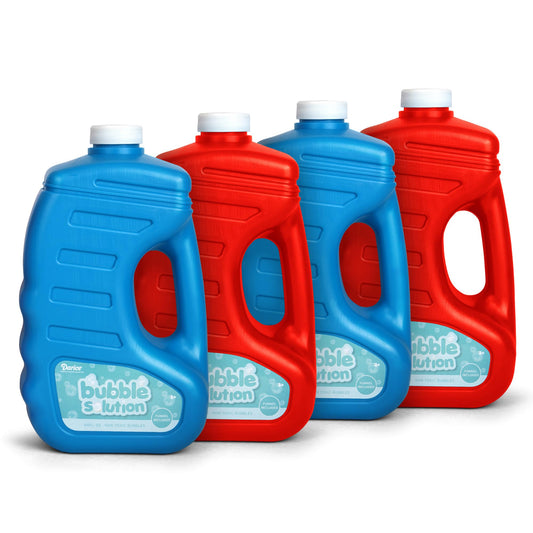 Bubble Play Darice 256oz refill for machines and wands, ideal for continuous play.