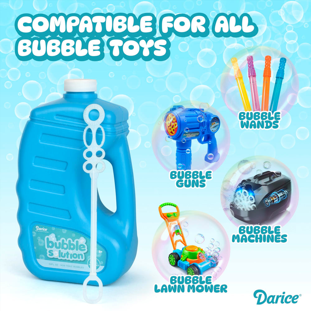 Bubble Play Darice four big wands included for larger, dramatic bubbles.