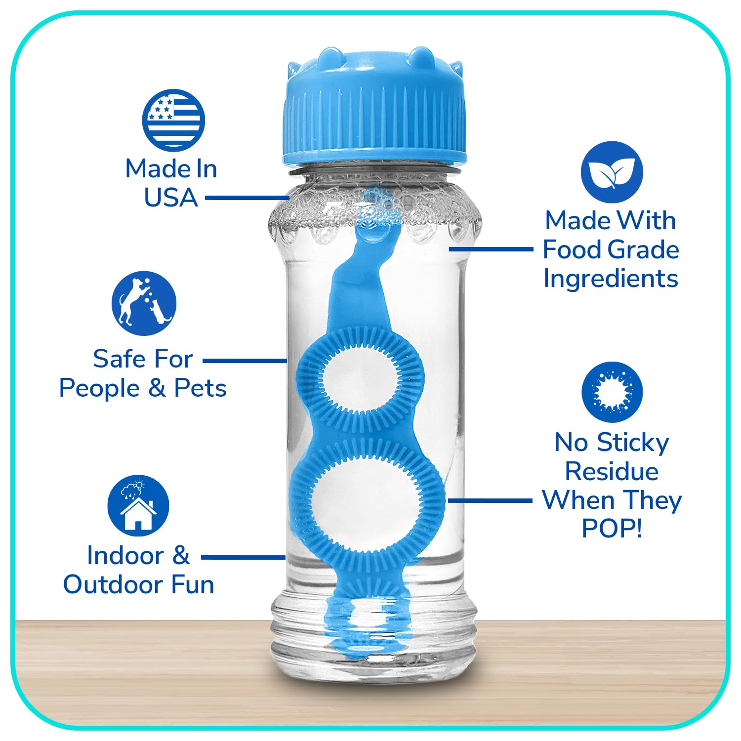 Bubble Lick Cotton Candy bubbles pack offers fluffy sweetness during play.