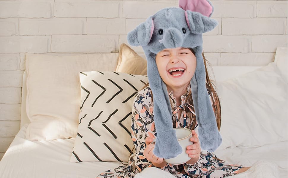 Bubblepompom Elephant Hat makes a charming gift for kids.