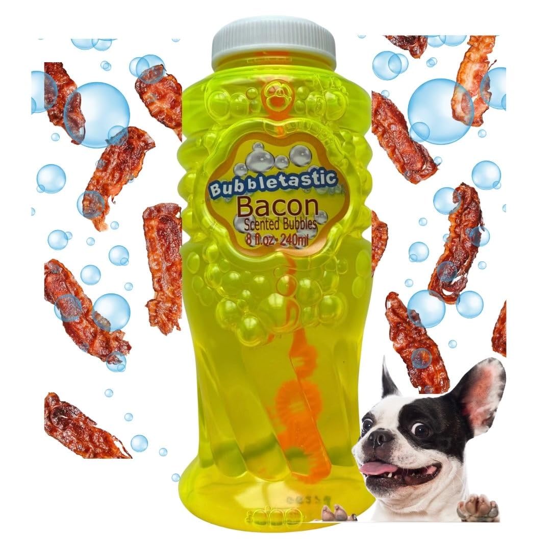 Bubbletastic bubble wand for endless bubble action during dogs' playtime