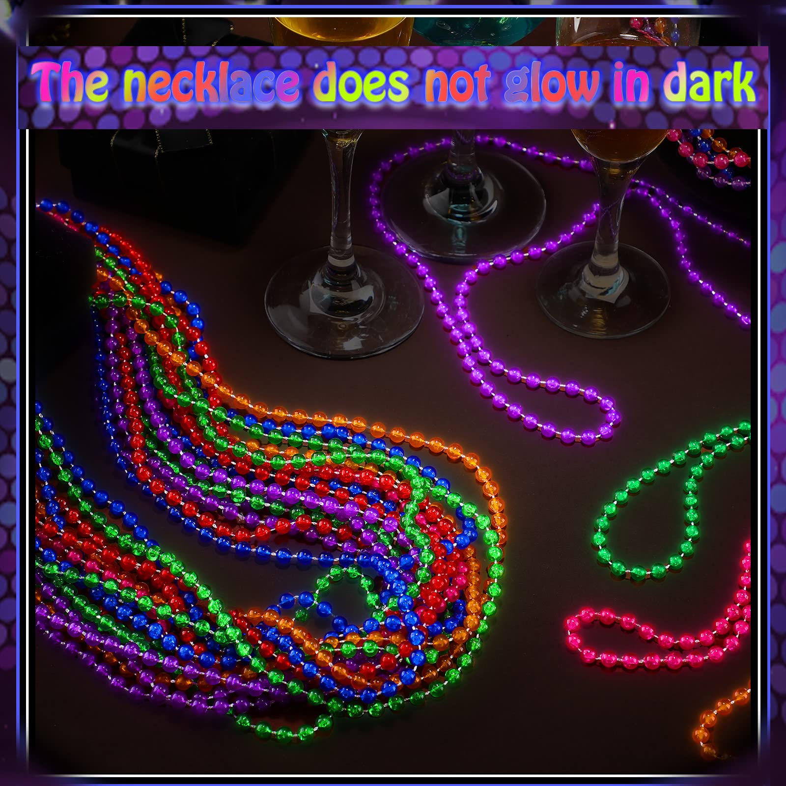 Bucherry party-ready beads ideal for carnivals, Halloween, and celebrations