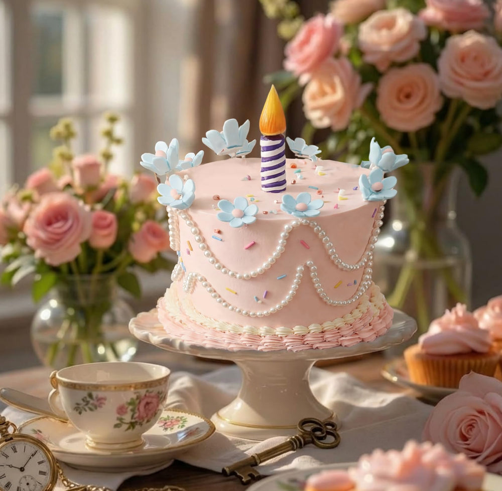 Bucherry pearl strings add delicate edging for desserts