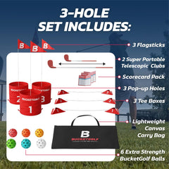 bucketgolf beach and park family play for all ages and fun.
