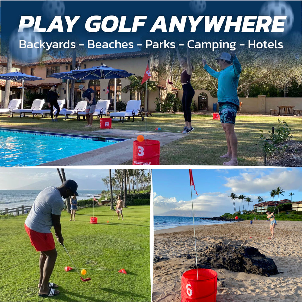 bucketgolf custom course design lets you create new layouts in minutes.