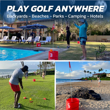 bucketgolf custom-course design tool enables quick new layouts.