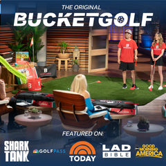 Family-friendly BucketGolf play for kids ages 3 to 8