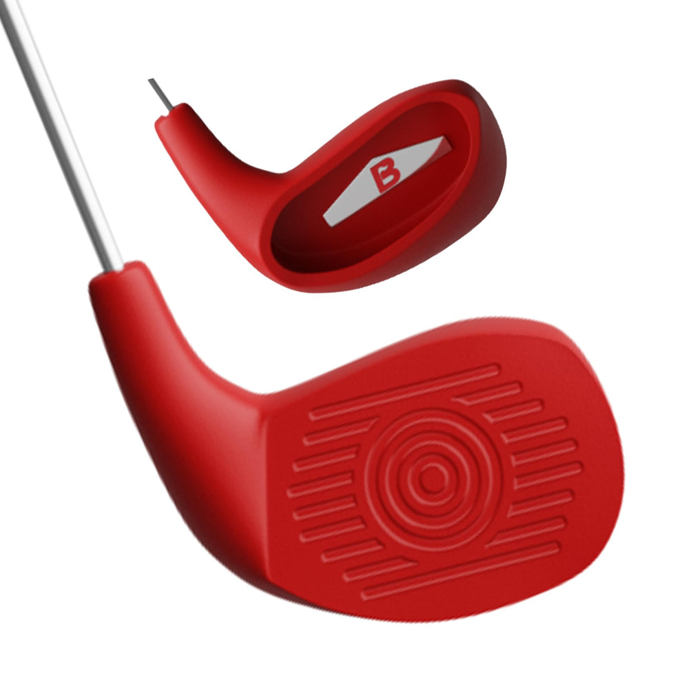BucketGolf Club with an oversize head for forgiving backyard swings
