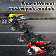 BUDARUNS diecast alloy motorcycle model suitable for display and gifting.