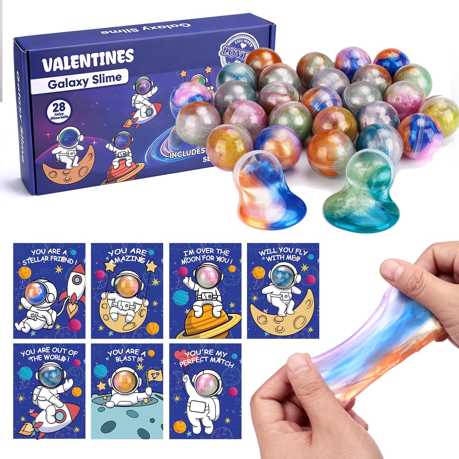 Budbof astronaut cards for classroom exchanges and fun valentines.