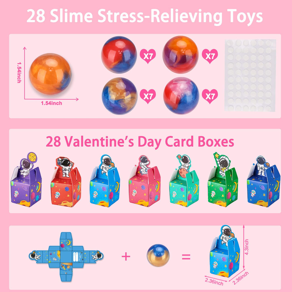 Budbof galaxy slime cups stretch and squish to spark imagination during class.