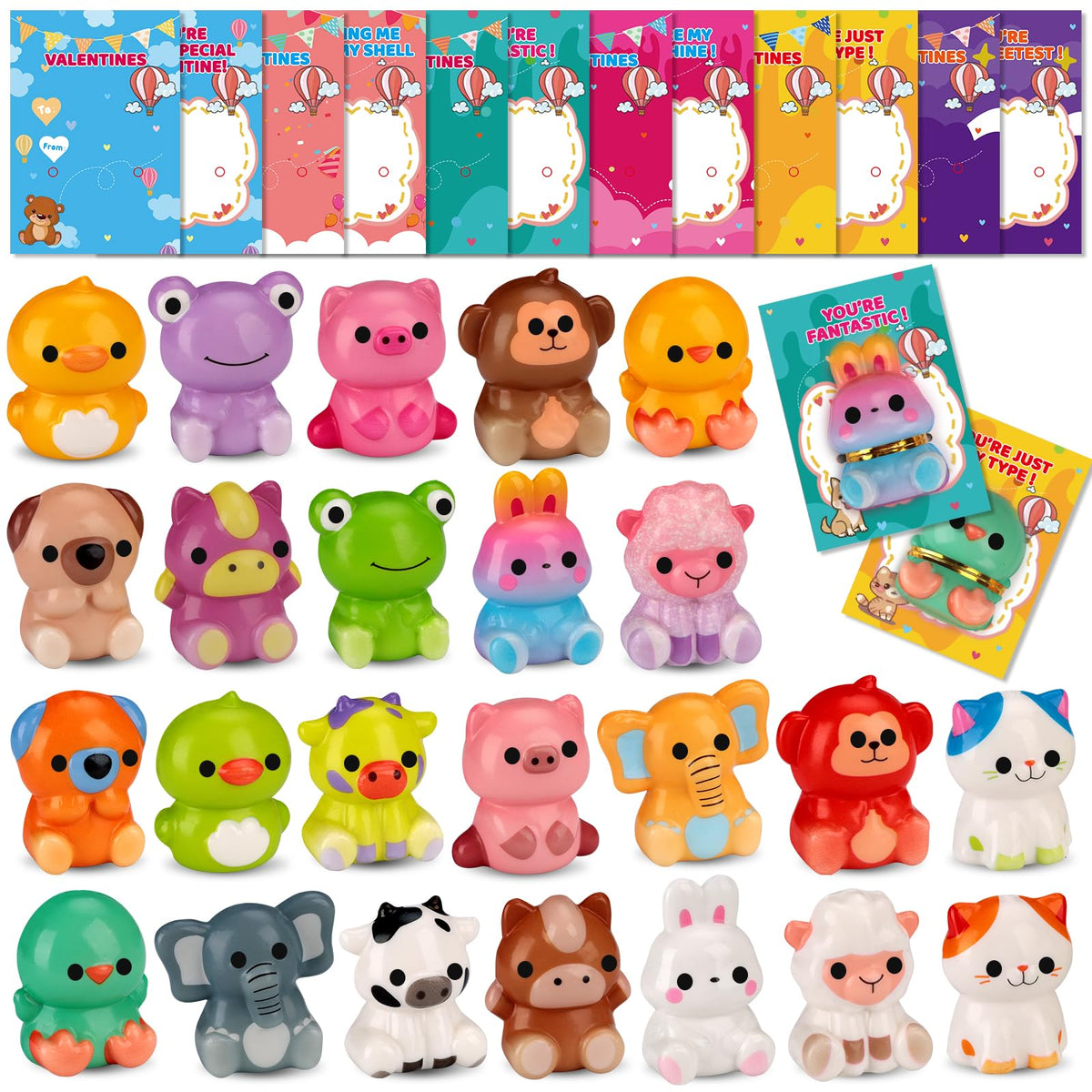 Budbof Valentine elephant squishy for classroom sharing and calming play.